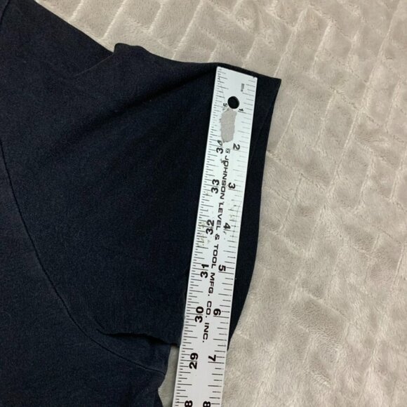 Polo Ralph Lauren Mens Medium Slim Fit T-Shirt Black Red Pony Short Sleeve *flaw - Picture 10 of 16